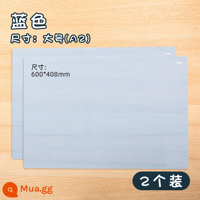 Bảng đệm mạnh mẽ dành cho học sinh lớn viết A2/A3/A4 kỳ thi tuyển sinh sau đại học bảng vẽ tranh thủ công cho trẻ em kỳ thi tuyển sinh sau đại học miếng đệm trong suốt bìa cứng bảng thư mục máy tính để bàn viết bài tập về nhà đặc biệt học sinh trung học cơ sở nhỏ - Gói 2 cái - xanh - lớn (A2)