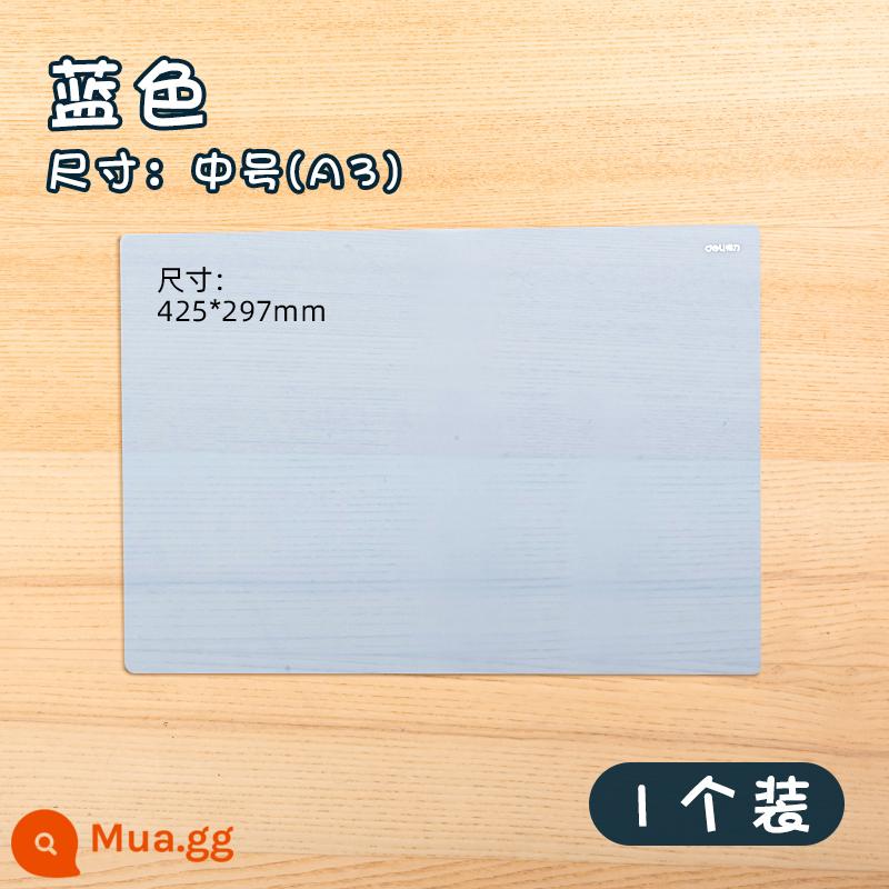 Bảng đệm mạnh mẽ dành cho học sinh lớn viết A2/A3/A4 kỳ thi tuyển sinh sau đại học bảng vẽ tranh thủ công cho trẻ em kỳ thi tuyển sinh sau đại học miếng đệm trong suốt bìa cứng bảng thư mục máy tính để bàn viết bài tập về nhà đặc biệt học sinh trung học cơ sở nhỏ - Gói Đơn - Xanh - Vừa (A3)