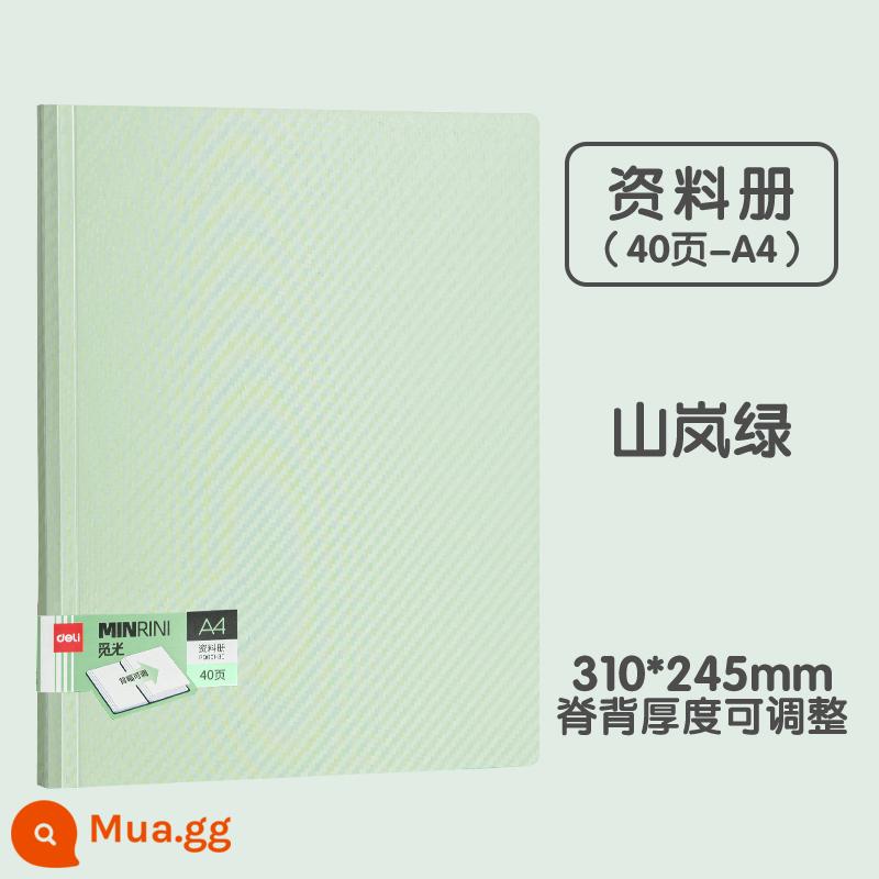 Tập sách thông tin hiệu quả A4 thư mục chèn trong suốt nhiều lớp sách lưu trữ dung lượng lớn sách thông tin về sự phát triển của trẻ em sách thông tin về chứng chỉ học sinh sách thu giấy kiểm tra tờ rời túi đựng sách khám thai bản nhạc - Trang 40-Sơn Lan Xanh