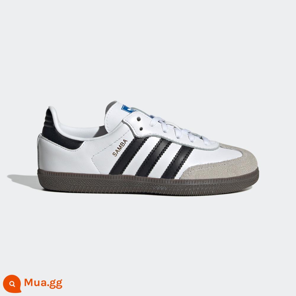 "Giày chữ T" Trang web chính thức của adidasAdidas clover Giày thể thao cổ điển SAMBAOG dành cho bé trai và bé gái - trắng/đen/xám