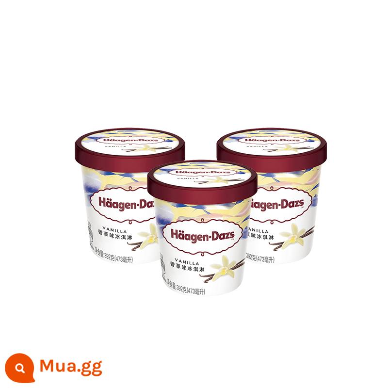 [Chuỗi hàng lạnh SF] Gói combo 3 ly kem Haagen-Dazs Ice Cream Classic Kem nhiều hương vị Kem - Hương vani 392g*3