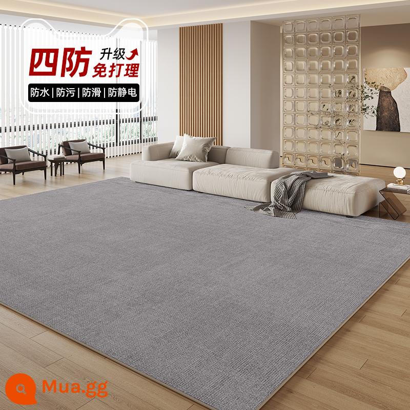 Bắc Âu Phòng Khách Thảm Bàn Trà Chăn Phòng Ngủ Sàn Nhà Sang Trọng Giặt Sofa Đầu Giường Cao Cấp Cảm Giác Lưới Đỏ Cách Âm - Màu trơn số 13373