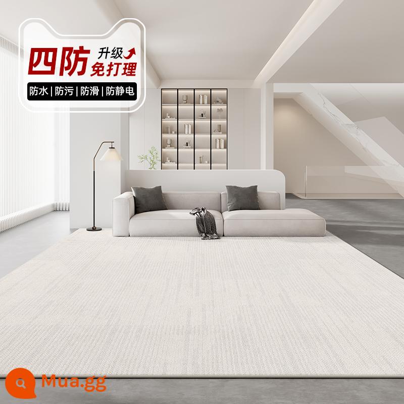 Bắc Âu Phòng Khách Thảm Bàn Trà Chăn Phòng Ngủ Sàn Nhà Sang Trọng Giặt Sofa Đầu Giường Cao Cấp Cảm Giác Lưới Đỏ Cách Âm - Màu trơn số 13049