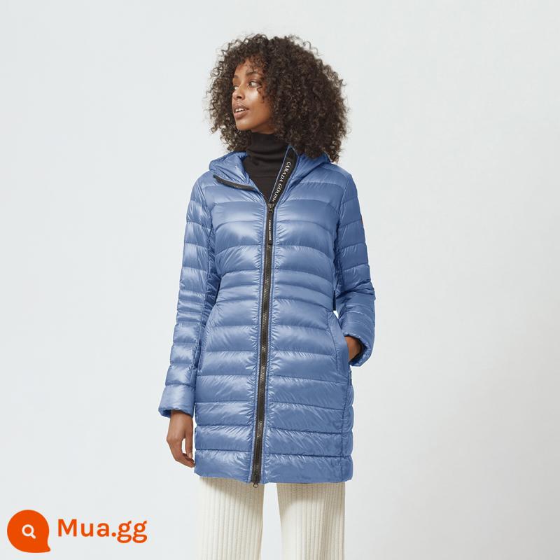 CANADA GOOSE Ngỗng Canada Cypress áo khoác trùm đầu nữ lông ngỗng lớn áo khoác lông ngỗng 2235L - 1620 ánh sáng ban ngày màu xanh