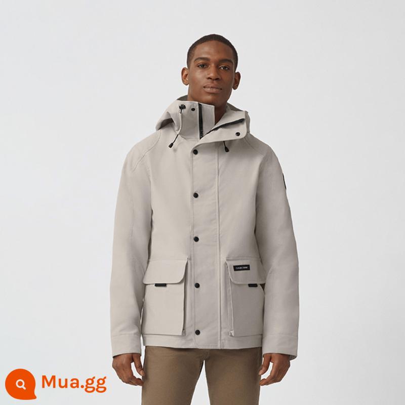 CANADA GOOSE Canada Goose Lockeport Nam Nhãn Hiệu Áo Gió Áo Khoác Nhẹ 2429MB - đá xám 432