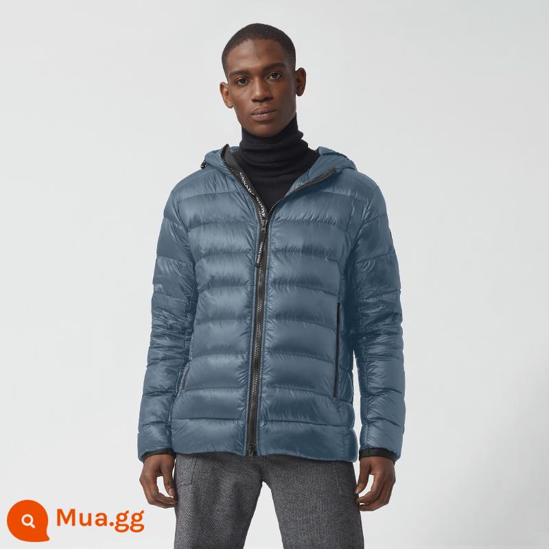 CANADA GOOSE Canada Goose Crofton Áo hoodie nam dáng rộng lông ngỗng 2227M - 222 superoxit màu xanh