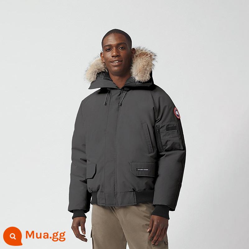 CANADA GOOSE Áo khoác bomber nam Goose Chilliwack Canada Goose Down Jacket 7999M - 66 màu than chì