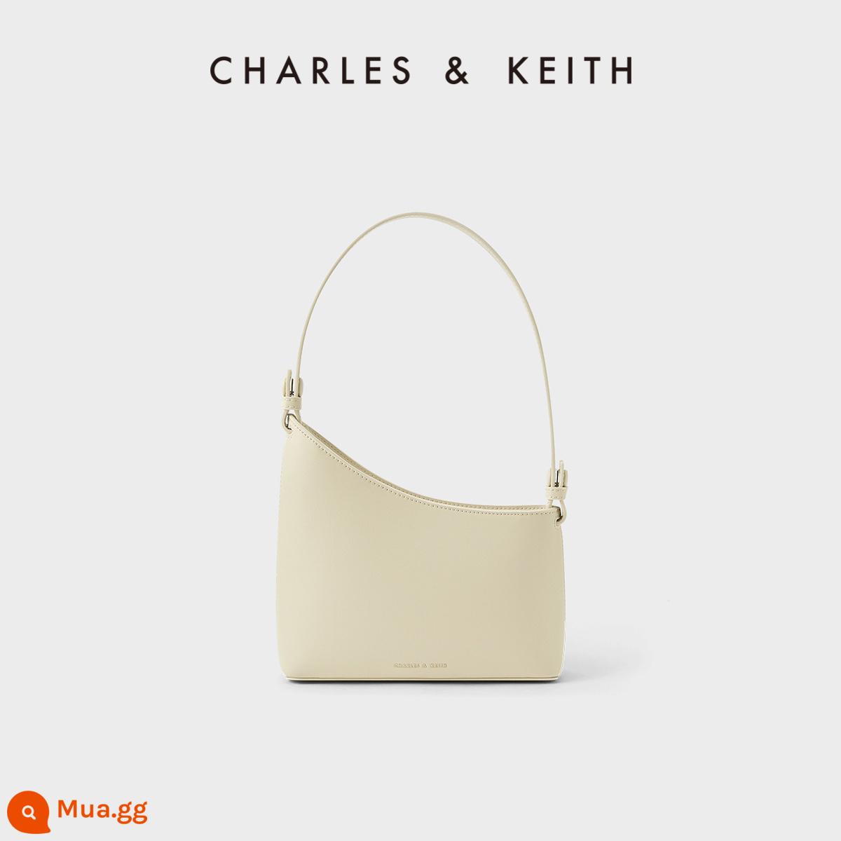 Túi xách nữ xuân hè CHARLES&KEITH CK2-50781526 Túi đeo sát nách sê-ri đuổi bắt ánh sáng - Phấn hồng và phấn trắng