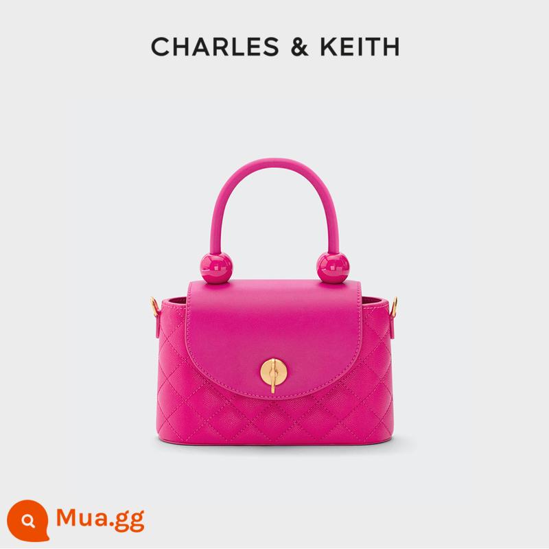 Túi xách nữ CHARLES&KEITH CK2-50701121 xu hướng thời trang nữ dây xích hình thoi túi Messenger xách tay - hoa vân anh