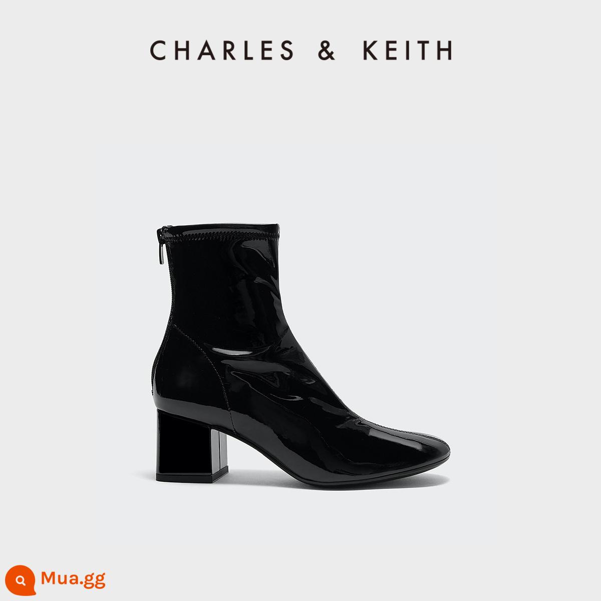 Charles & Keith Giày phụ nữ mùa thu và mùa đông CK1-9168020-1 - đen đen