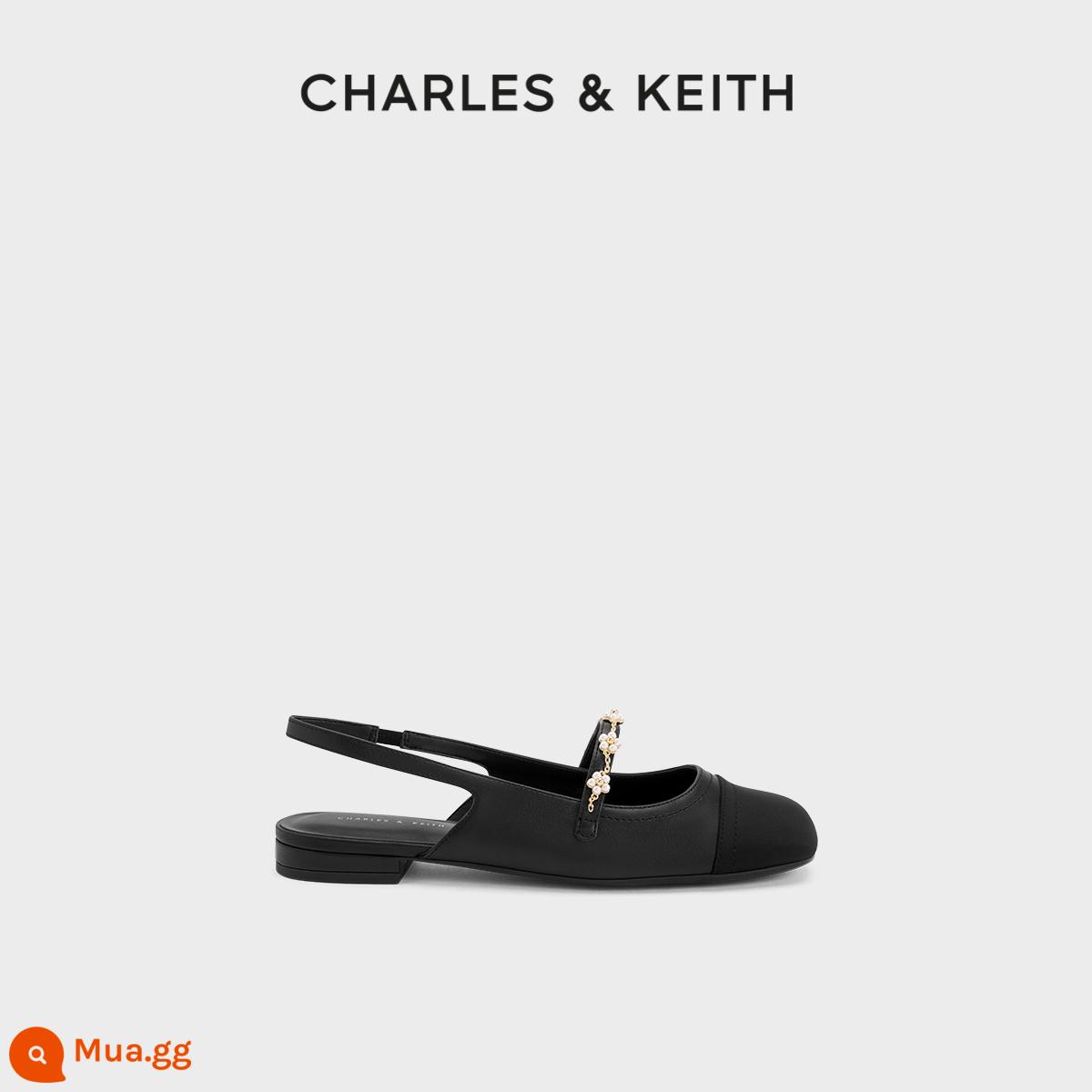 CHARLES&KEITH23 mùa hè mới CK1-70900382 chuỗi hạt cho nữ với xăng đan nhỏ có mùi thơm - CK1-70900382-1Đen đen