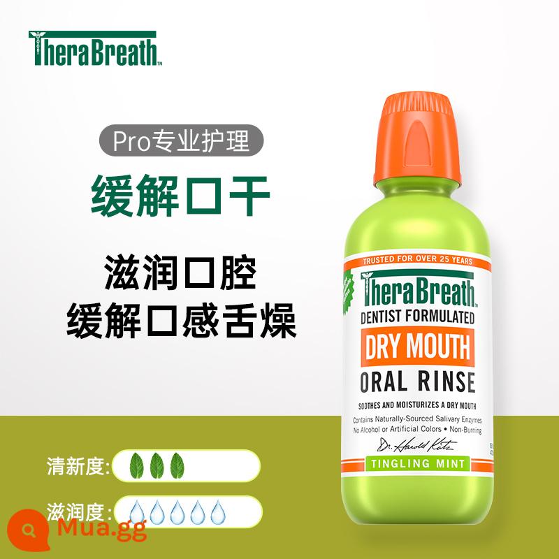 Therabreath của bác sĩ Case nước súc miệng nuôi dưỡng triệt sản miệng và loại bỏ hơi thở hôi. - [Dưỡng ẩm miệng] Ngăn ngừa khô miệng