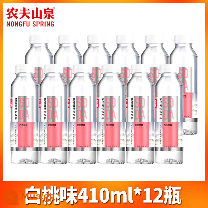 Nước soda suối núi Nongfu không đường 410ml*15 chai nguyên hộp đợt hàng giá đặc biệt cho bà bầu hương đào chanh trắng đặc biệt 24 - [12 chai] Hương đào trắng