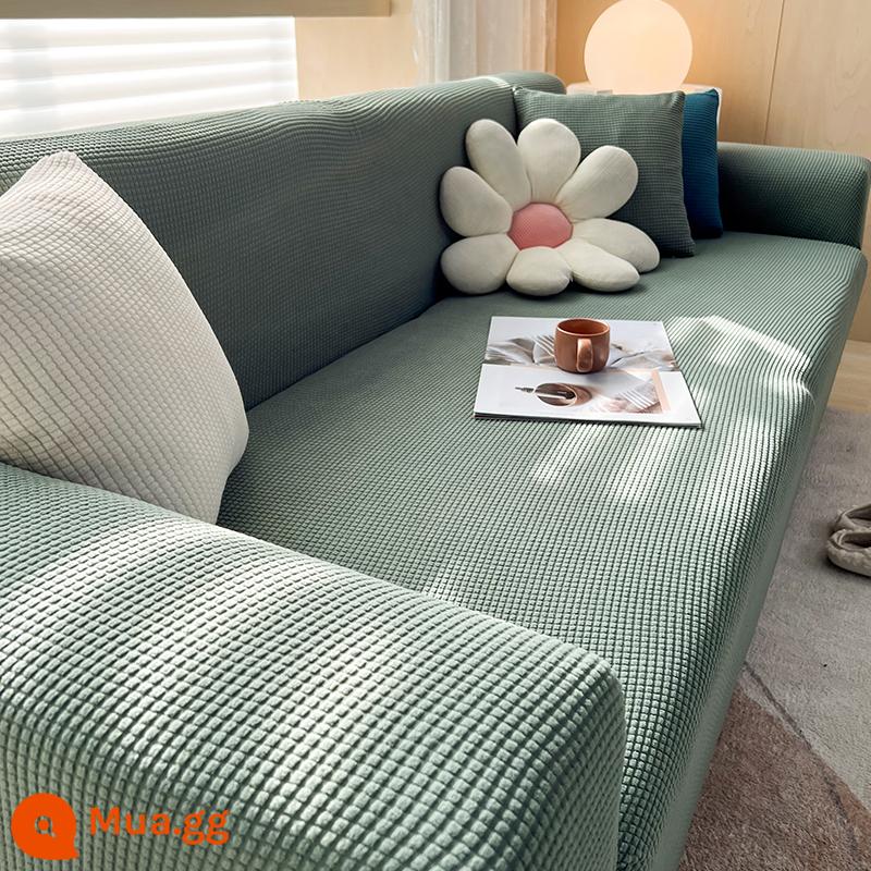 Ghế Sofa Bao Gồm Tất Cả Bộ Đa Năng Đa Năng Sofa Đệm Chống Mèo Xước Tay Bao Khăn Đàn Hồi Bọc Ghế Sofa Vải Sofa khăn - Cánh đồng lúa mì xanh mướt