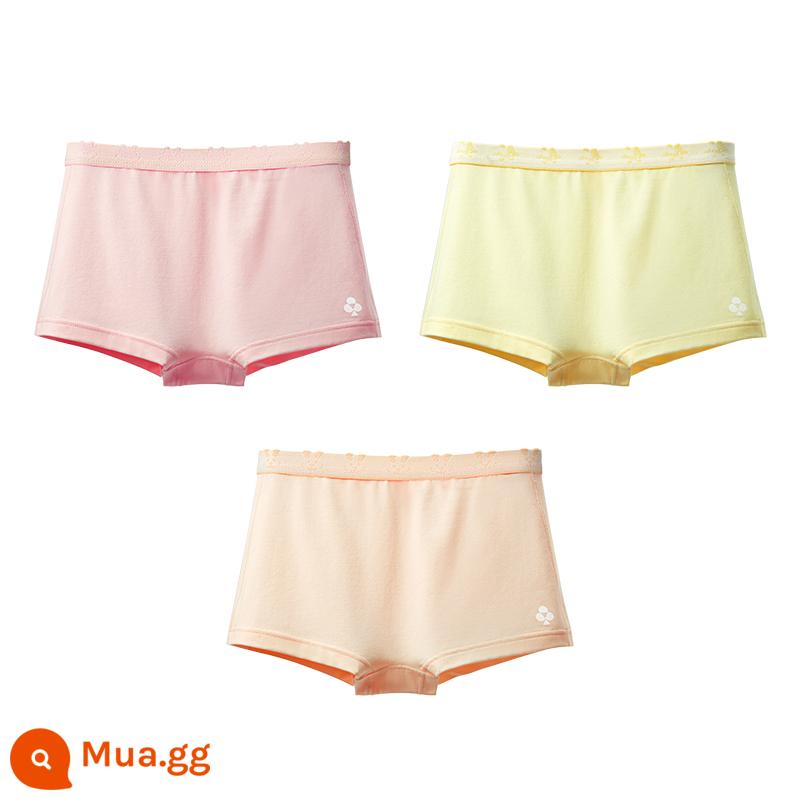 Có một cây Đồ lót trẻ em lớp E quần đùi bé gái quần đùi cotton nguyên chất quần đùi trẻ em cỡ lớn, vừa và nhỏ quần đùi trẻ em - Ari hồng + Ngưu Ngưu dũng cảm + Thỏ đào