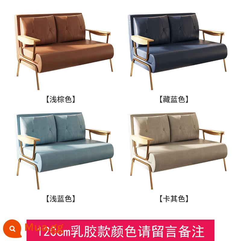 Shenya Sofa Giường Có Thể Gập Kép Đơn Đôi Căn Hộ Nhỏ Ban Công Phòng Khách Nghiên Cứu Bắc Âu Sofa Ghế Lười - Vải kỹ thuật mủ cao su mẫu 120cm