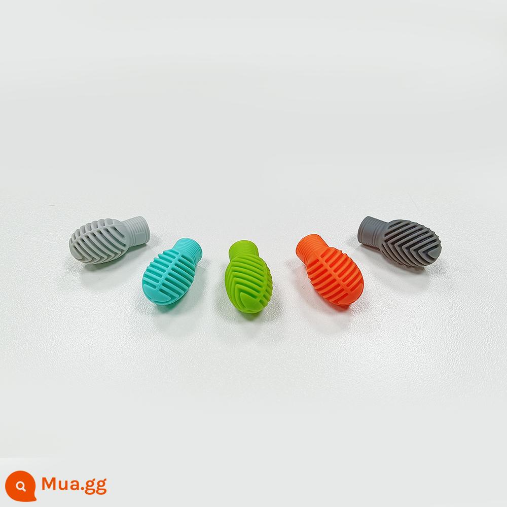 5A thanh trống silicone tay áo bảo vệ silicone thanh trống đầu kệ trống trống điện tử tắt tiếng đầu câm trống thực hành đầu trống giảm tiếng ồn - 5 cặp đầu dùi trống [khuyến nghị có giá trị cao] tổng cộng 10 chiếc