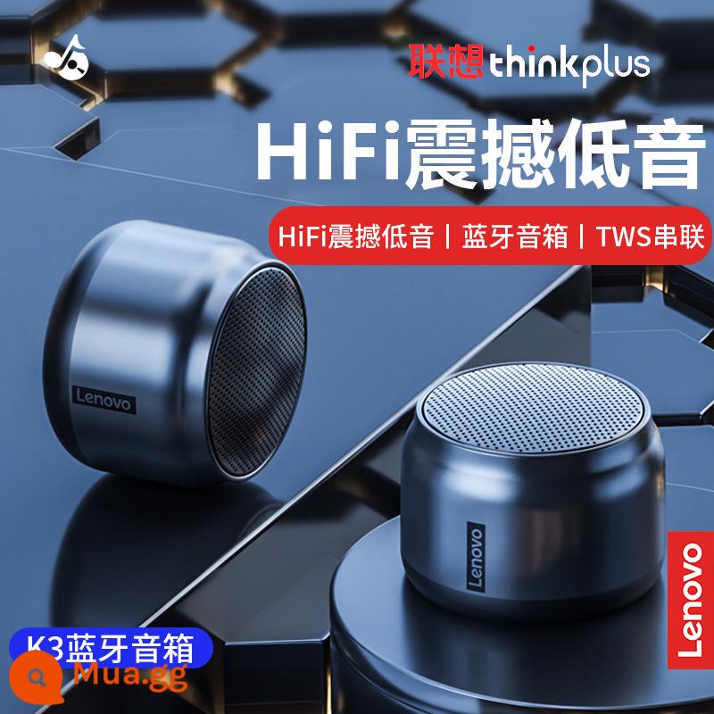 Lenovo âm thanh bluetooth không dây gia đình loa xe hơi nhỏ 3d loa siêu trầm chất lượng cao - Dòng Titanium Black [K3/K30] x 2 (âm thanh vòm nổi + kết nốiTWS #chip Bluetooth 5.0 và chương trình phát sóng thanh toán)