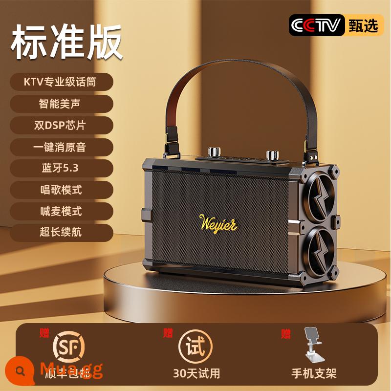 Bộ âm thanh nhà KTV K bài hát micro Tất cả karaoke Loa Bluetooth micro nhà ngoài trời bộ hoàn chỉnh - [Phiên bản tiêu chuẩn] Bel Canto thông minh ✅Siêu trầm ✅Loa đơn