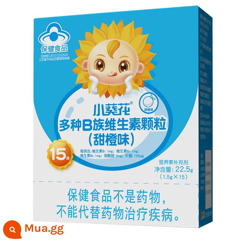 Hướng dương nhỏ đa vitamin Bao'er vitamin dinh dưỡng đầy đủ B1B2B6B12C dành cho người lớn tháng nước uống chua ngọt - 2 hộp (15 túi) 22,5g*2