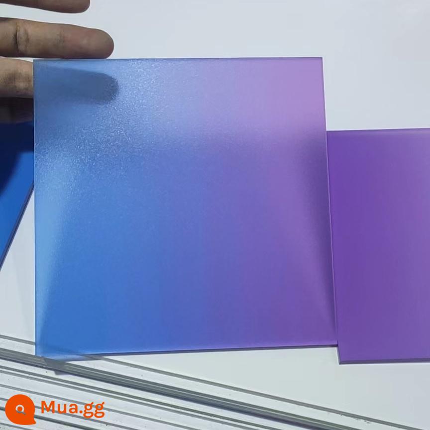 Laser đầy màu sắc tấm acrylic ống bóng ma thuật màu sắc cầu vồng sóng nước đá sọc hình dạng đặc biệt tùy chỉnh trang trí hội trường triển lãm chế biến - Mẫu tùy chỉnh màu gradient