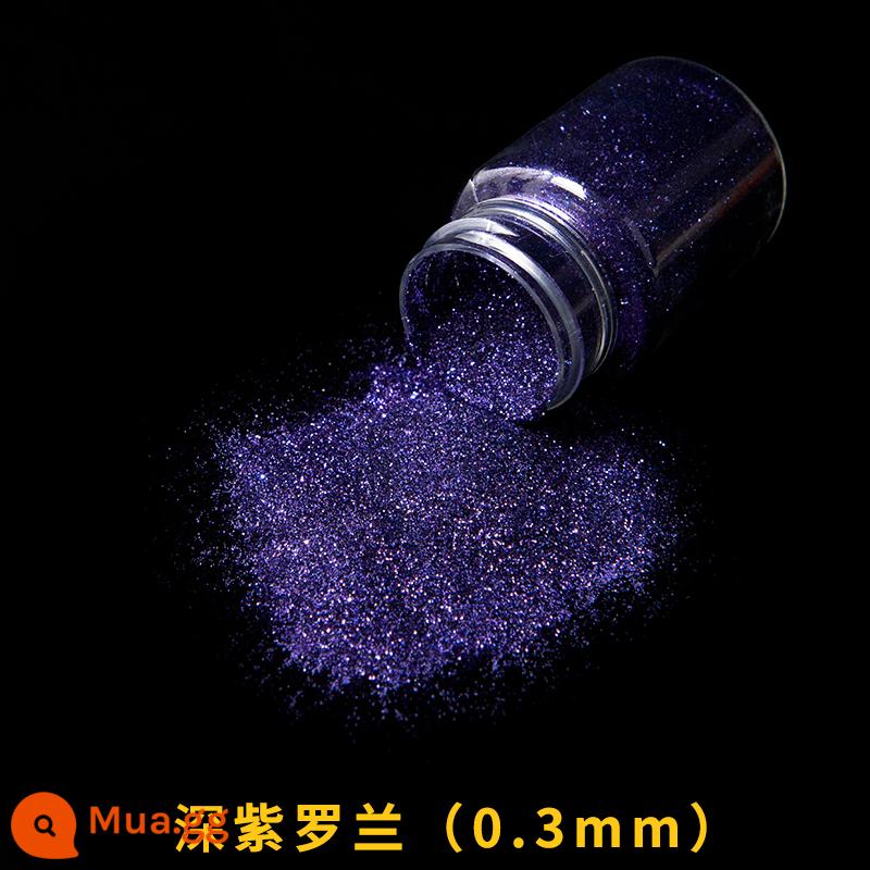 Bột lấp lánh Bột lấp lánh Bột vàng Hoa hồng Bột lấp lánh Giáng sinh Bột vàng Cross Stitch Handmade DIY Epoxy Nail Powder 50ml - Tím đậm 50ml/chai