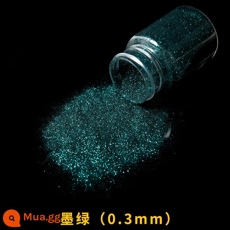 Bột lấp lánh Bột lấp lánh Bột vàng Hoa hồng Bột lấp lánh Giáng sinh Bột vàng Cross Stitch Handmade DIY Epoxy Nail Powder 50ml - Xanh đậm 50ml/chai