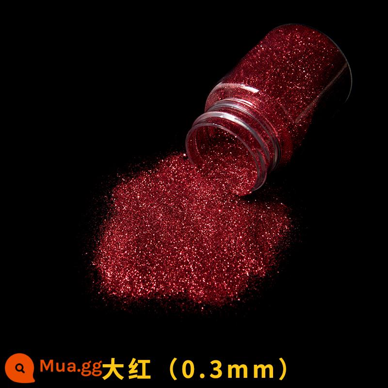 Bột lấp lánh Bột lấp lánh Bột vàng Hoa hồng Bột lấp lánh Giáng sinh Bột vàng Cross Stitch Handmade DIY Epoxy Nail Powder 50ml - Chai lớn màu đỏ 50ml/chai