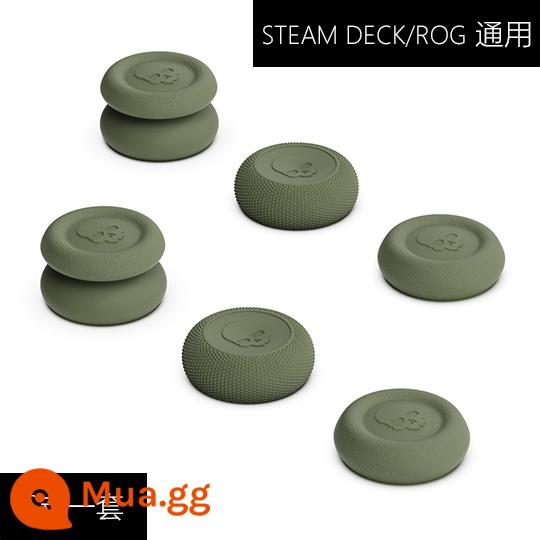 Skull & Co Steam Deck Rocker Cap FPS/TPS Chicken Eating Artifact Chống trượt và chống mồ hôi để cải thiện khả năng kiểm soát - Quân đội xanh