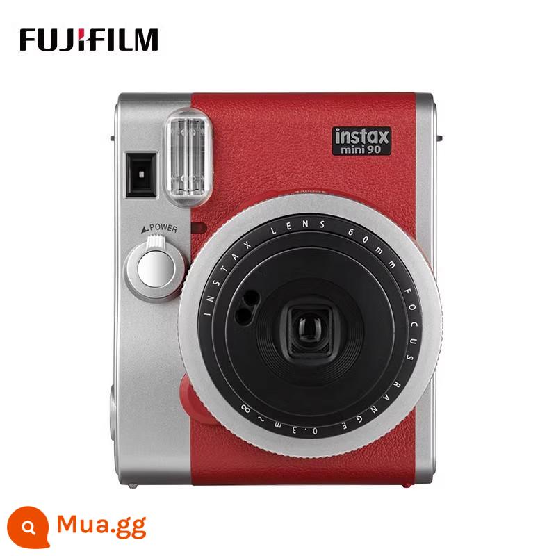 Fuji instax mini90 Máy ảnh phim Polaroid nghệ thuật đánh lừa máy ảnh phim cổ điển mini 40 - sưu tập màu đỏ