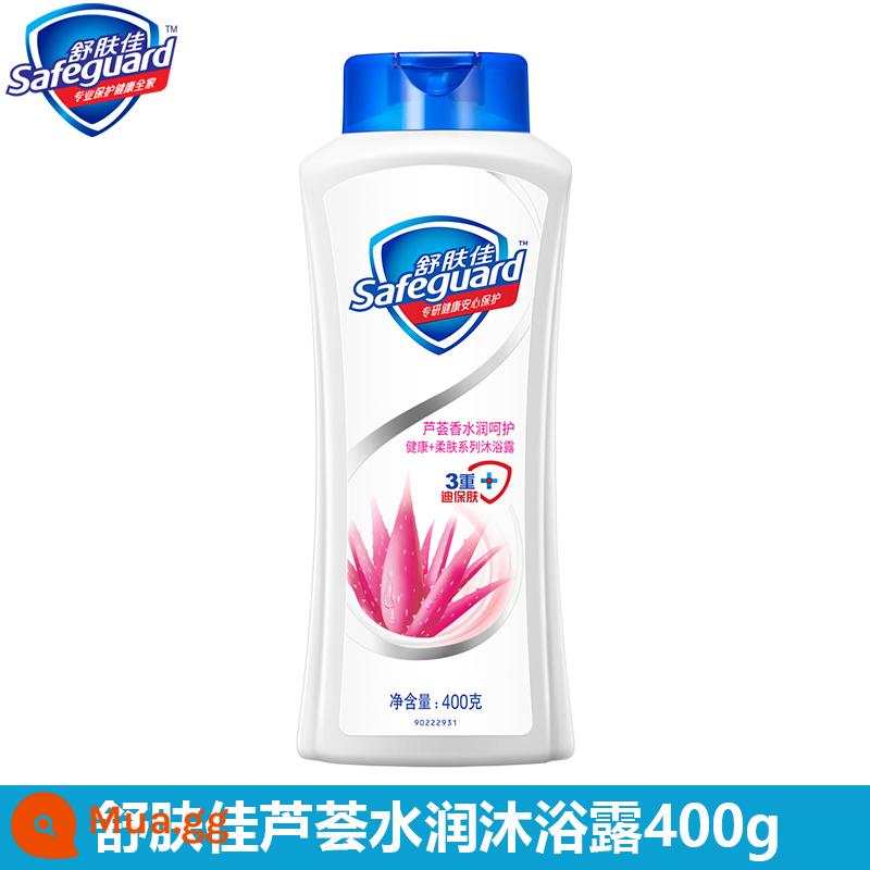 Sữa tắm Shufujia 700g oải hương trắng tinh khiết hương chanh sảng khoái sữa tắm hoa kim ngân chai lớn gói gia đình - Sữa Tắm Dưỡng Ẩm Lô Hội 400g