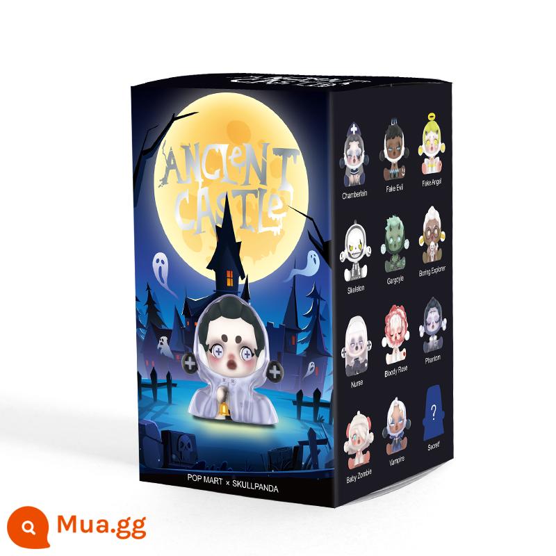 Jungle Castle Blind Box Set Bubble Mart Mô hình Skullpanda Scarlet Rose Jazz Xác nhận ẩn - Hộp mù đơn [không xác định ngẫu nhiên]