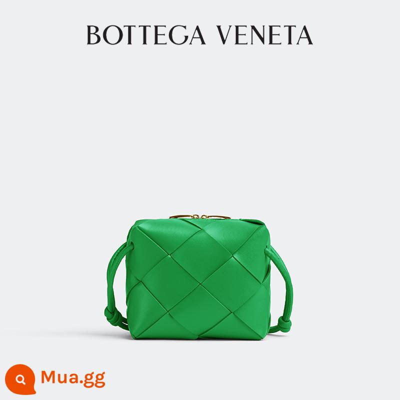 Túi đựng máy ảnh BOTTEGA VENETA 2022 Ms. Mini CASSETTE Túi BV - vẹt xanh