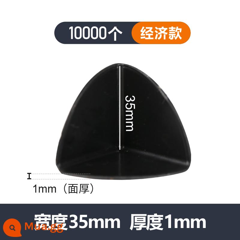 [Doanh số hàng tháng trên 1 triệu] góc bảo vệ góc thùng carton góc chống va chạm góc bảo vệ đóng gói nhanh góc đóng gói hộp nhựa ba mặt - [Mẫu tiêu chuẩn rộng 35mm] 100 miếng màu đen