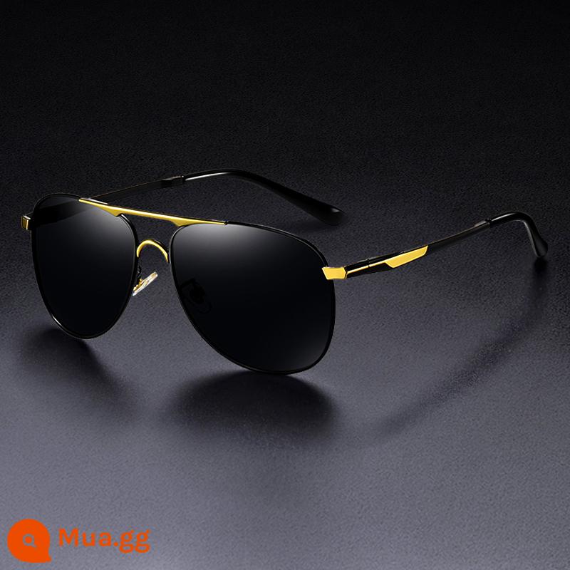 Aviator Kính Mát Nam Lái Xe Kính Đặc Biệt Độ Đổi Màu Cao Chống Tia UV Ánh Sáng Mạnh Kính Mát Lái Xe Phân Cực - Gọng vàng đen 87 (chống tia UV mạnh vào ban ngày)