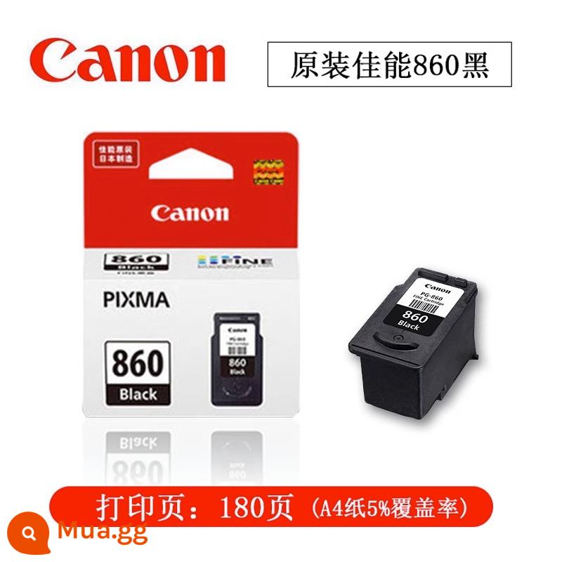 Hàng Chính Hãng Canon 860 861 Hộp Mực TS5380 Hộp Mực Máy In PG-860 CL-861 XL Công Suất Lớn Máy In Gia Đình Plus Mực Máy In Mới - Canon 860 Black [180 trang (độ phủ 5% giấy A4)]