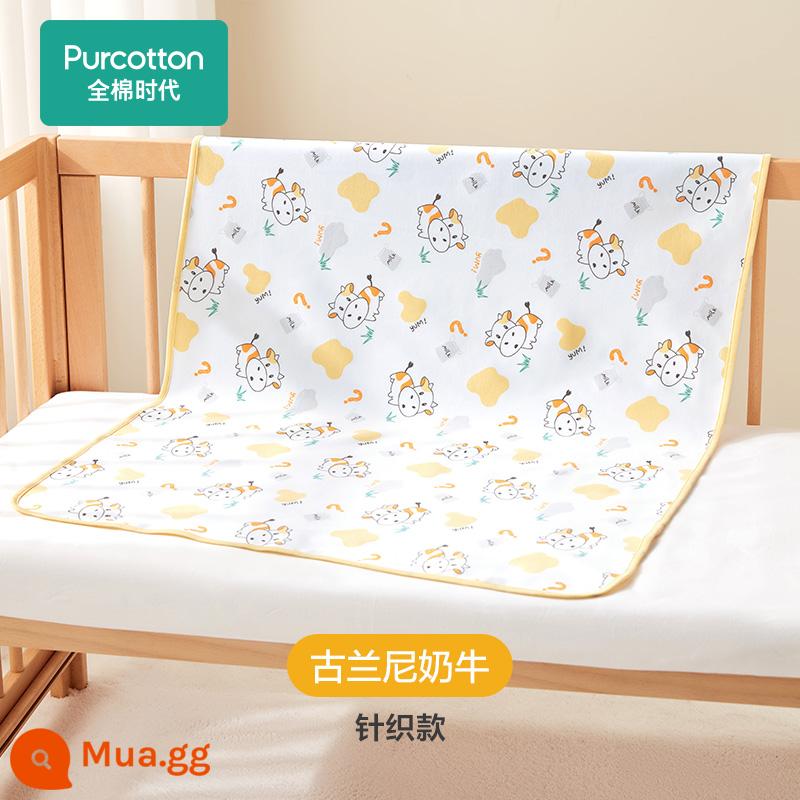 Cotton era cotton nguyên chất chống tã lót chống thấm nước cho bé có thể giặt được tã lót cho bé tấm kích thước lớn nệm dì pad - Đan-Kulani Bò