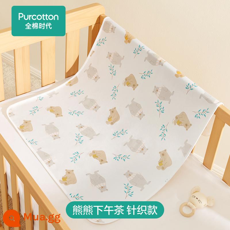 Cotton era cotton nguyên chất chống tã lót chống thấm nước cho bé có thể giặt được tã lót cho bé tấm kích thước lớn nệm dì pad - Trà Chiều Đan Mang