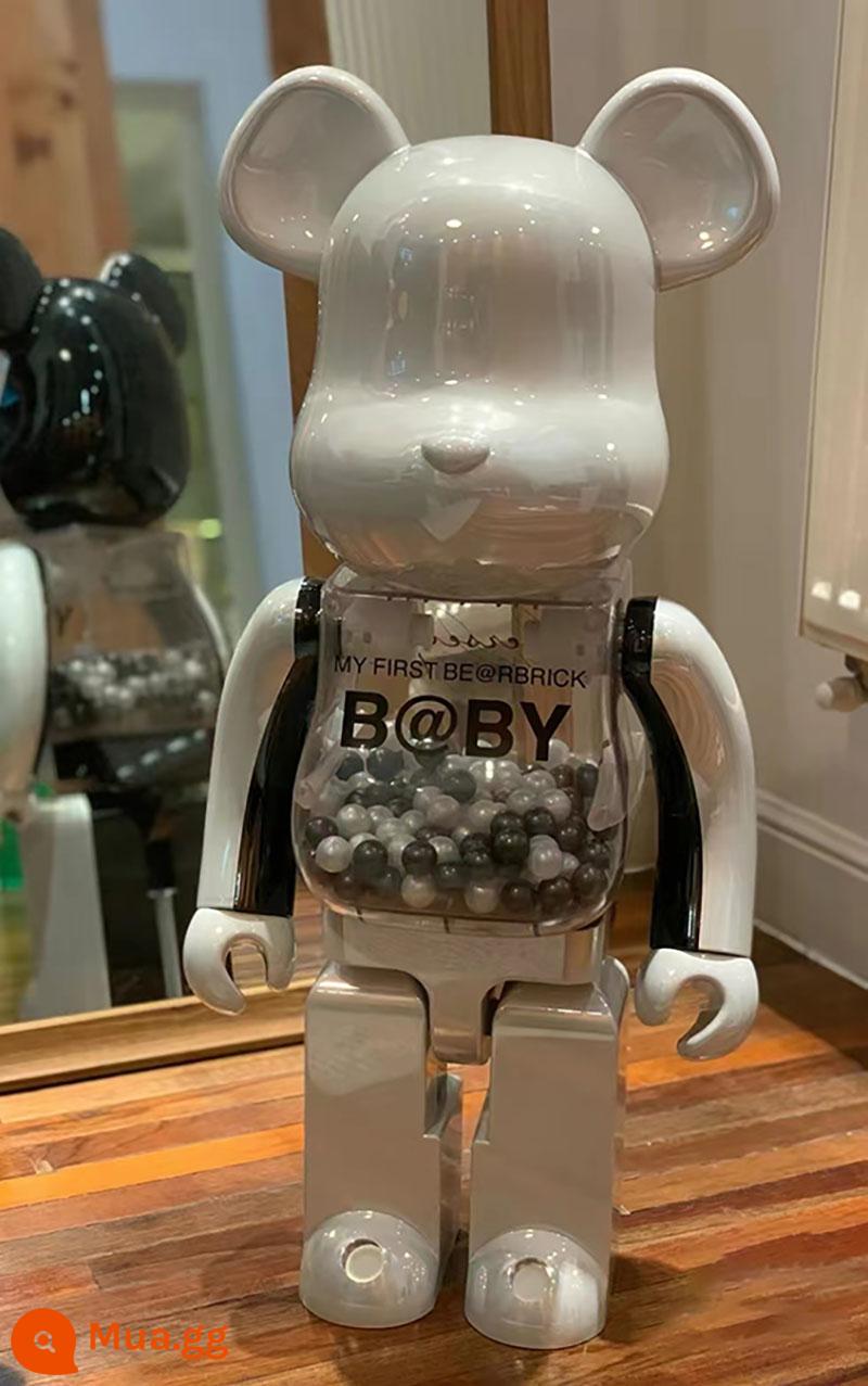 Bearbrick1000% bạo lực gấu khối xây gấu mẫu phòng khách lớn trang trí hợp thời trang búp bê búp bê quà tặng sinh nhật - sữa