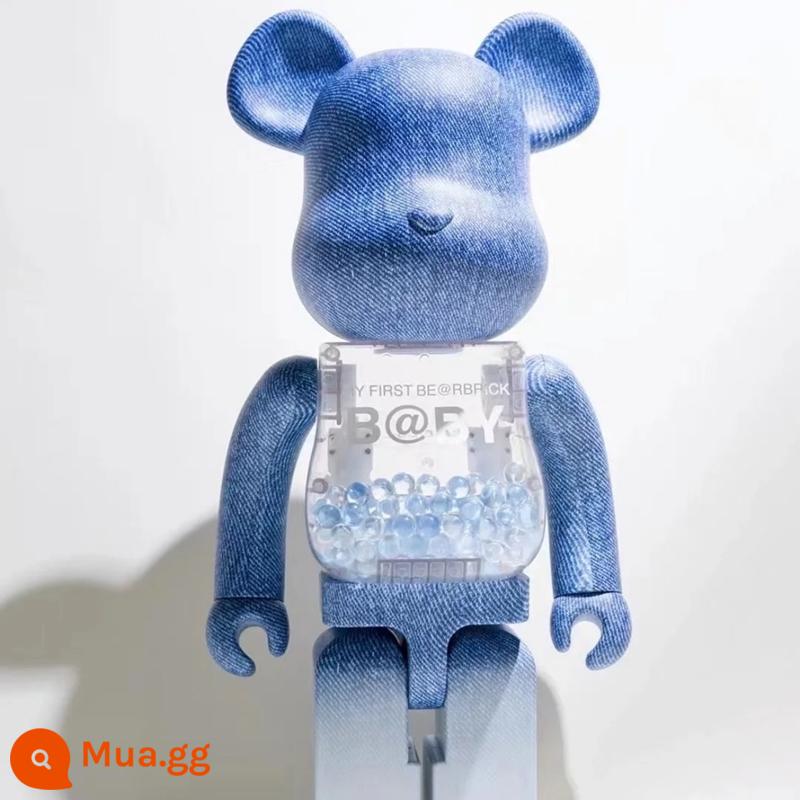 Bearbrick1000% bạo lực gấu khối xây gấu mẫu phòng khách lớn trang trí hợp thời trang búp bê búp bê quà tặng sinh nhật - trời xanh