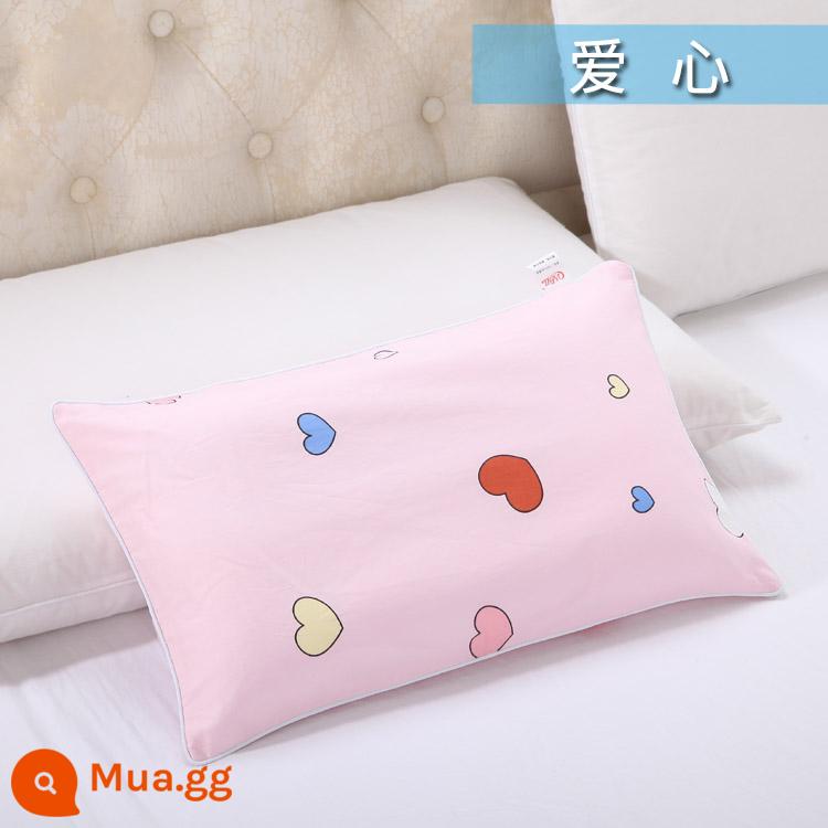 Nguyên chất cotton trẻ em Áo gối hoạt hình cotton cho bé học sinh mẫu giáo dây kéo áo gối nam nữ vỏ gối nhỏ dễ thương - yêu và quý