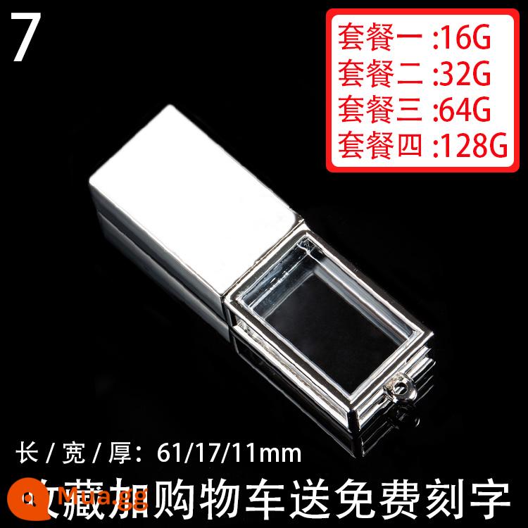 Pha Lê Ổ Đĩa U 32G Công Ty Trường Tùy Chỉnh Tặng Doanh Nghiệp Chữ USB J Kỷ Niệm Tùy Chỉnh 32G Cưới Đám Cưới - Số 7 [Blu-ray]