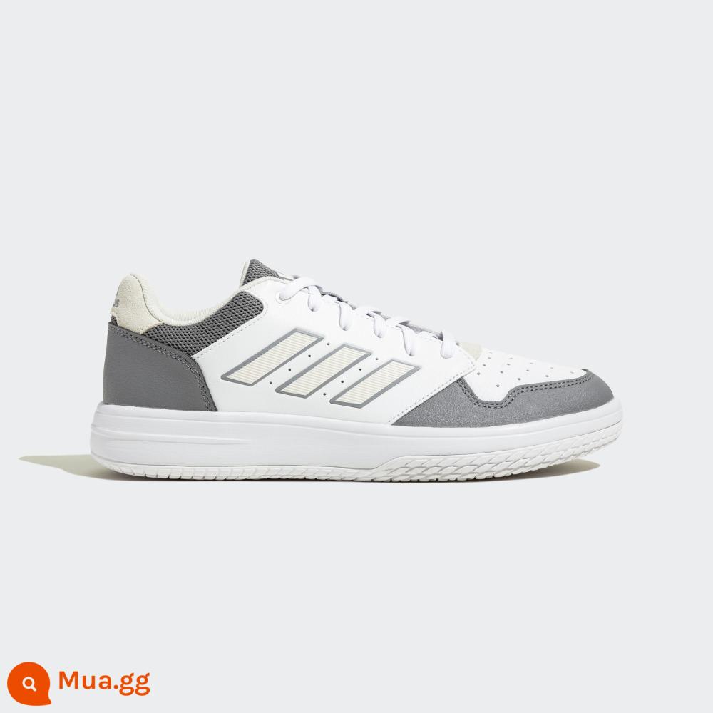 adidasGiày thể thao bóng rổ cổ thấp thông thường của nam và nữ GAMETALKER HQ2214 chính thức của Adidas - Trắng xám