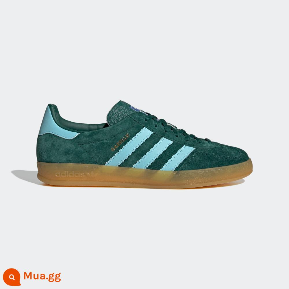 "Giày chữ T" adidasAdidas clover GAZELLE INDOOR giày thể thao cổ điển nam nữ - xanh lá cây/xanh bạc hà