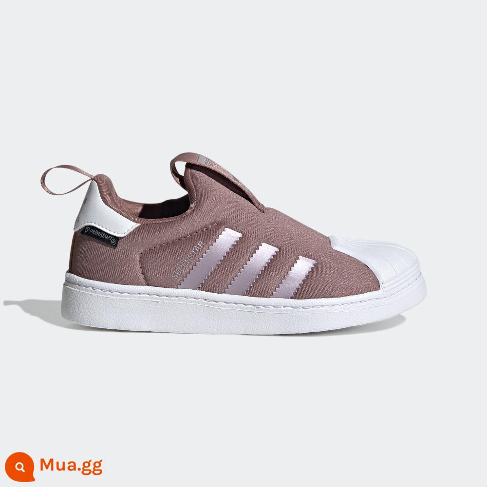 Adidasadidas Three -leaf Grass Superstar nam và nữ Giày đầu giường cổ điển GY9141 - Bột thịt/trắng/hồng