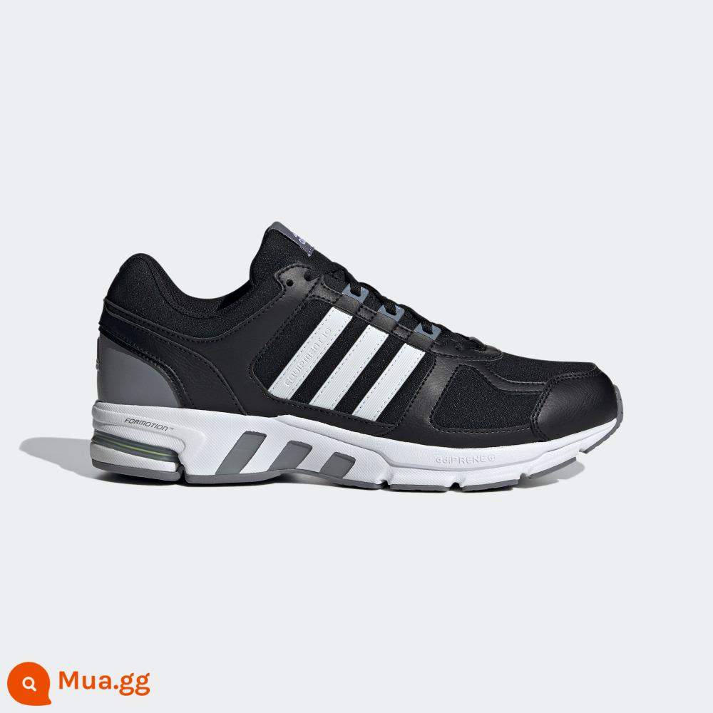 adidasThiết bị thể thao nhẹ chính thức của Adidas 10 đôi giày chạy bộ thông thường, thiết thực và thoải mái cho nam và nữ - đen trắng xám