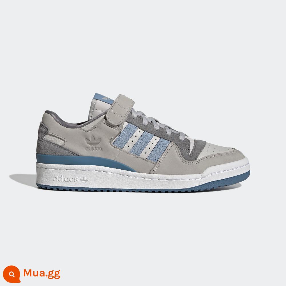 adidasAdidas chính thức clover FORUM 84 giày thể thao bóng rổ cổ thấp cho nam và nữ - xám nhạt/xám trắng/xám đậm/xanh