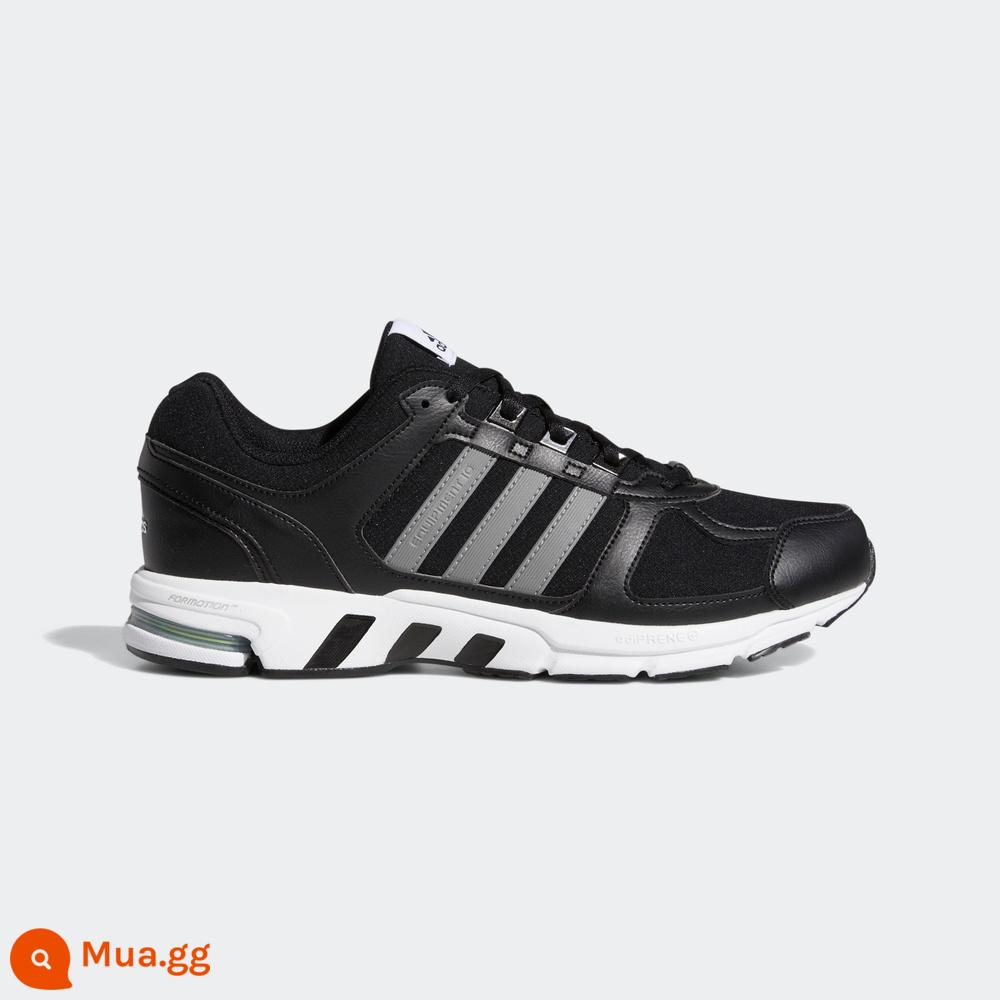 adidasThiết bị thể thao nhẹ chính thức của Adidas 10 đôi giày chạy bộ thông thường, thiết thực và thoải mái cho nam và nữ - đen