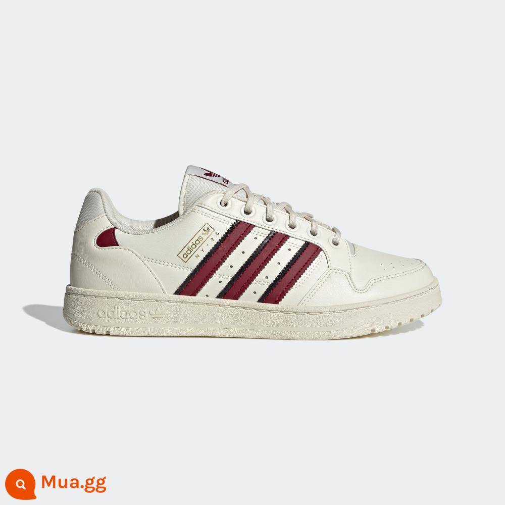 adidasAdidas chính thức clover NY 90 STRIPES giày thể thao cổ điển dành cho nam và nữ - Trắng nhạt/đỏ