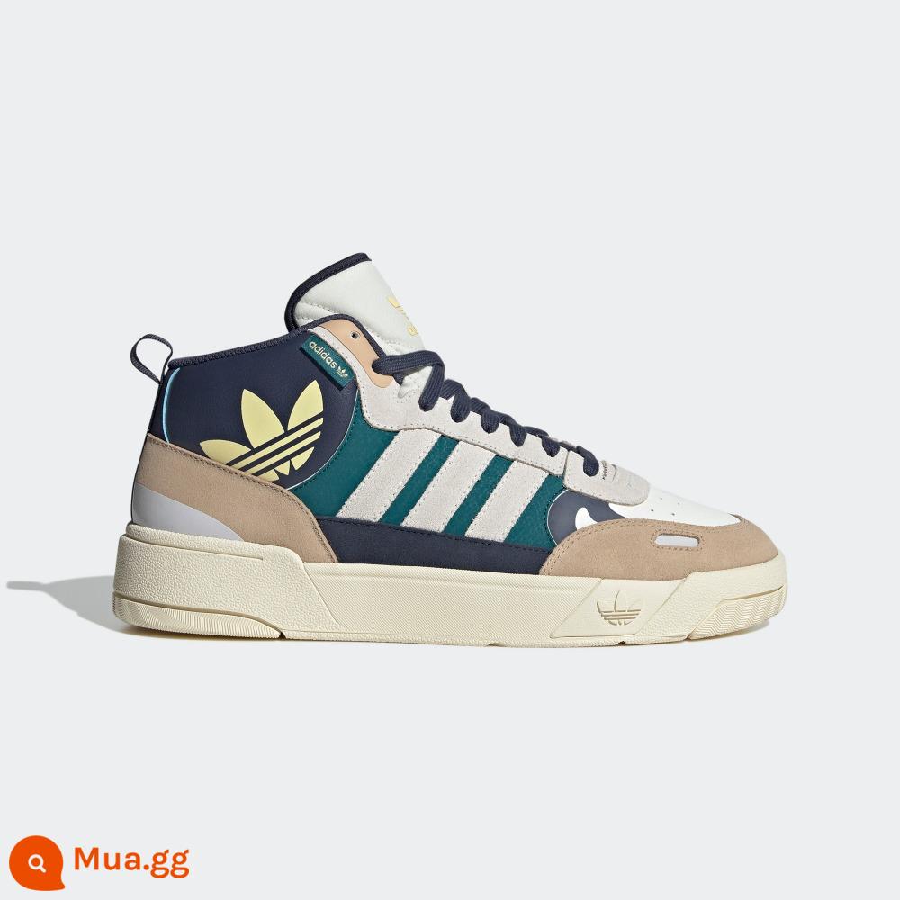 " Fantasy Dance " adidasAdidas clover POST UP Giày bóng rổ cổ trung bình thường dành cho nam và nữ mùa thu đông - trắng/xanh nước biển/nâu kaki/xanh malachite/vàng